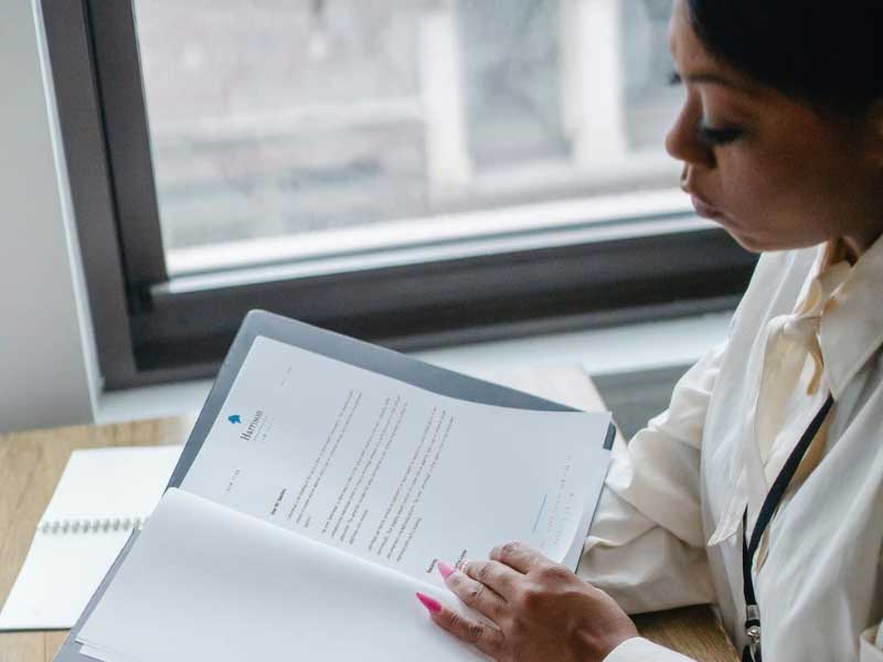 Reviewing claim documents for asbestos investigation