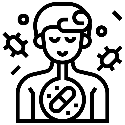 Antibiotic icon for mesothelioma care information