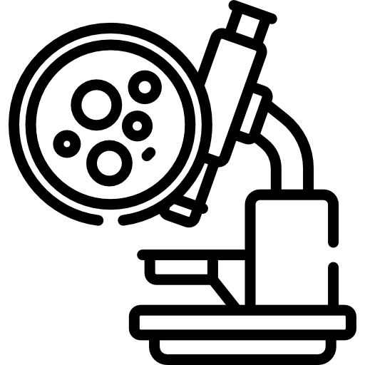 Biopsy test icon for mesothelioma diagnosis